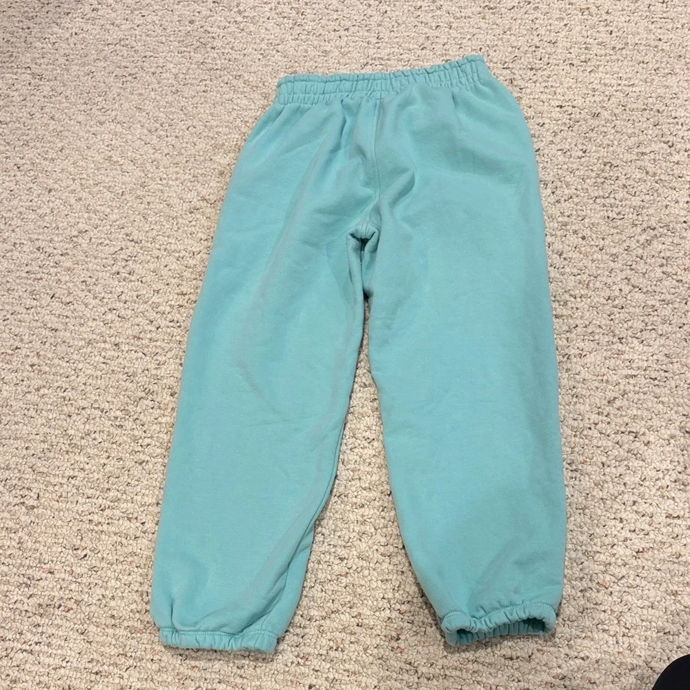 Athleta Girls Aqua / Teal Sweatpants Size 7 C11-164